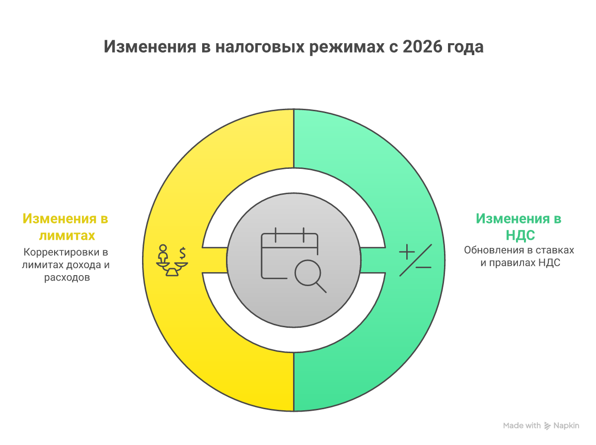 Изменения налоговых систем с 2026 года
