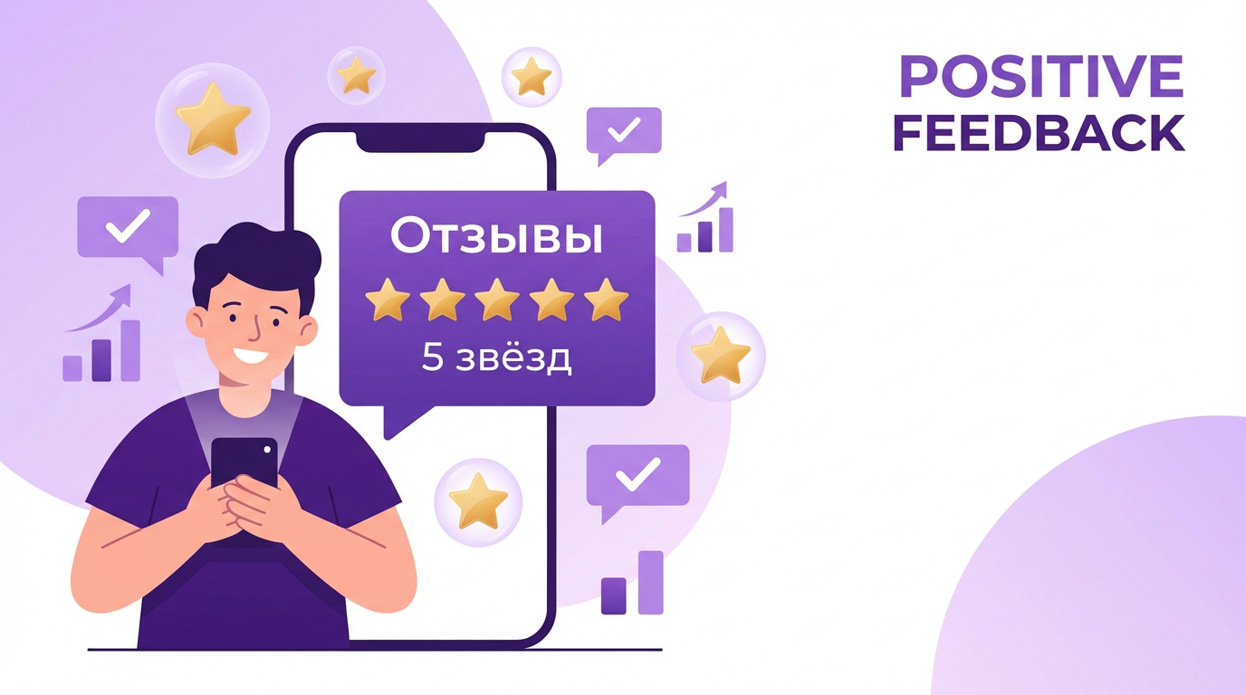 Отзывы на Wildberries: довольный покупатель оставляет положительную оценку товара на смартфоне