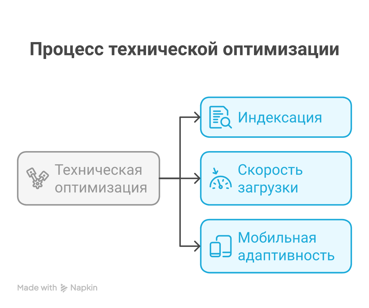 Процесс технической SEO оптимизации