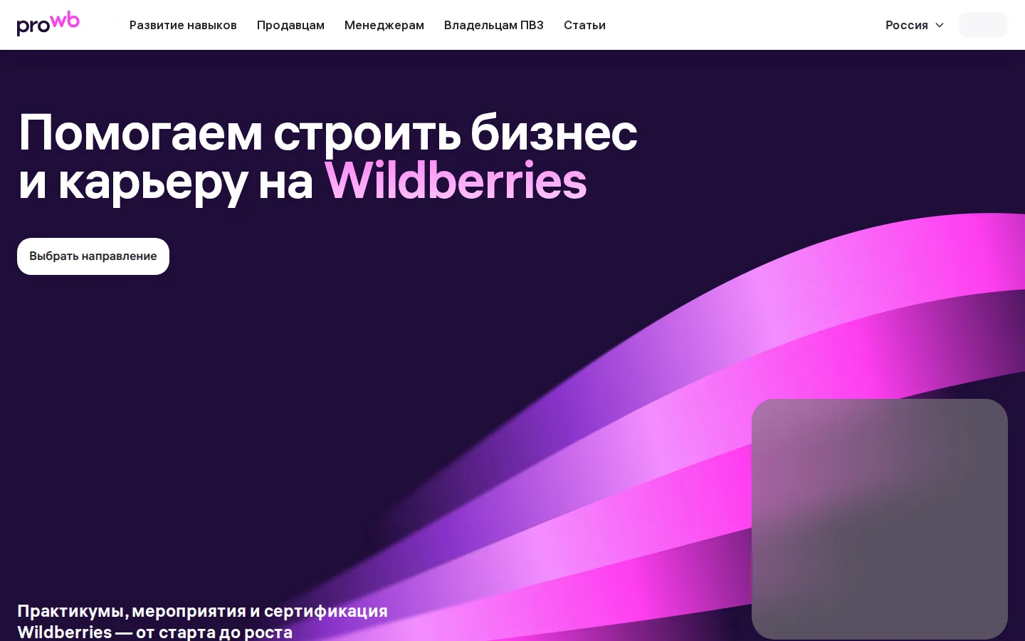 Официальный портал обучения продавцов Wildberries PRO WB (pro.wildberries.ru): развитие навыков, практикумы и сертификация